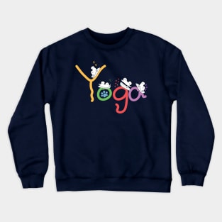 Doga - Yoga Dog Samoyed Crewneck Sweatshirt